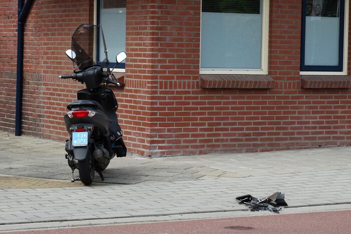 Scooterrijdster gewond door val