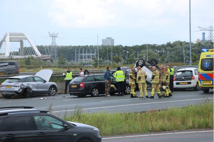 Meerdere gewonden bij zware aanrijding