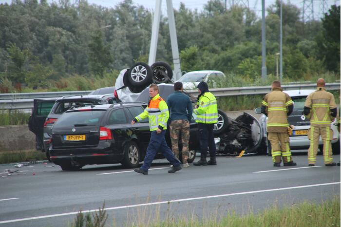 Meerdere gewonden bij zware aanrijding