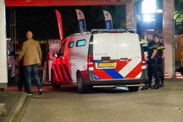 Persoon aangehouden na heterdaad inbraak op tankstation