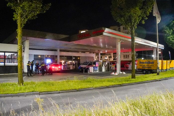 Persoon aangehouden na heterdaad inbraak op tankstation