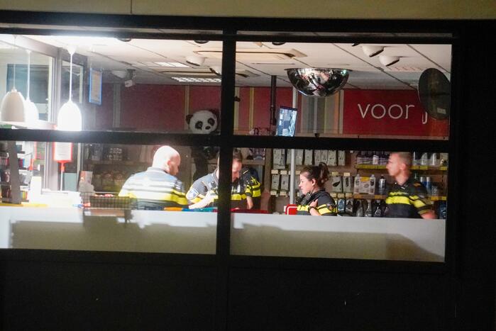 Persoon aangehouden na heterdaad inbraak op tankstation