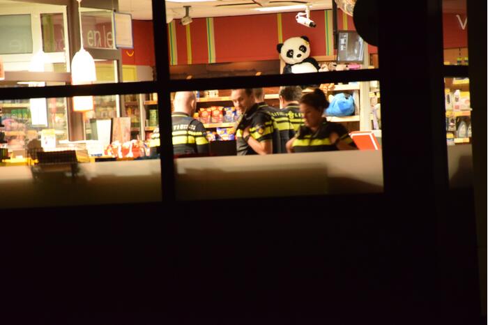 Persoon aangehouden na heterdaad inbraak op tankstation