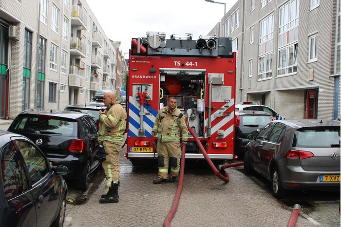 Brand in woning op eerste verdieping