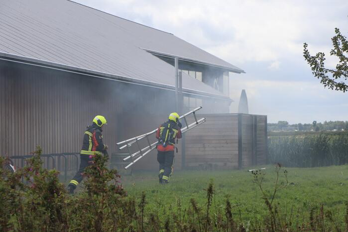 La Place ontruimd door brand