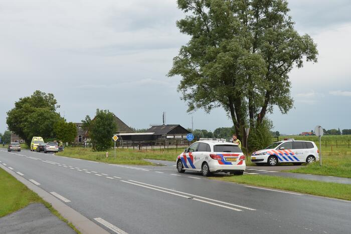 Schade aan personenauto's door botsing