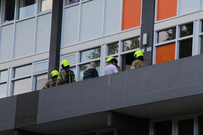 Brandweer doet onderzoek naar gaslucht