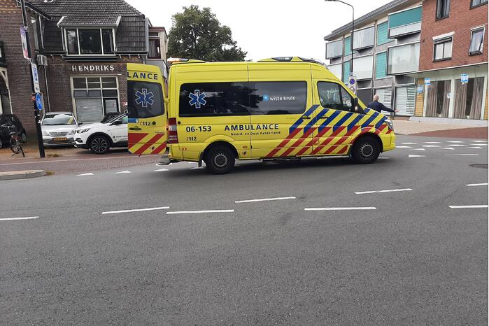 Een persoon gewond bij ongeval op kruising