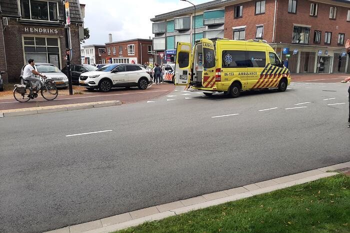 Een persoon gewond bij ongeval op kruising