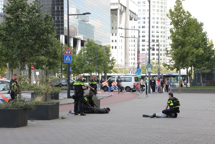 Twee verdachten aangehouden na schietpartij