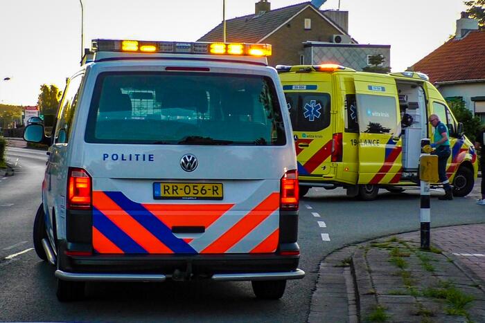 Scooterrijder gewond bij botsing met auto