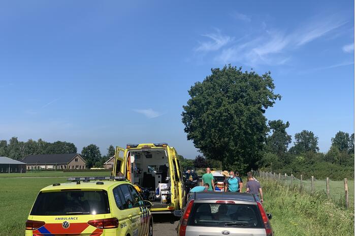 Traumahelikopter ingezet voor ernstig ongeval met fiets