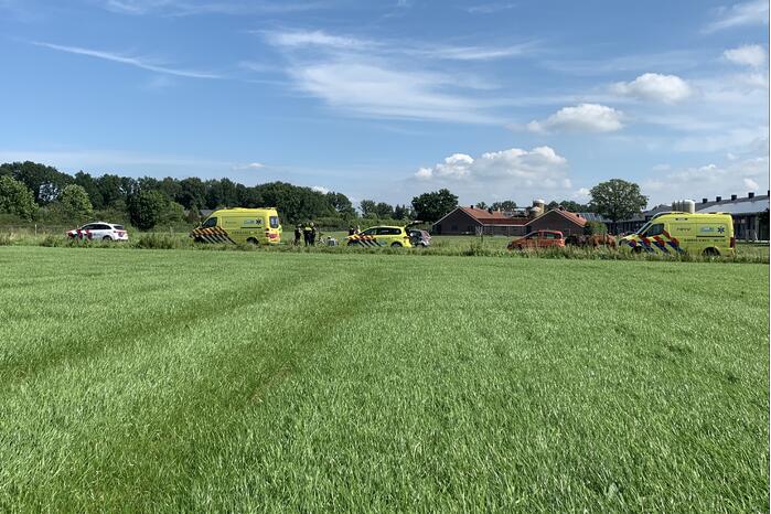 Traumahelikopter ingezet voor ernstig ongeval met fiets