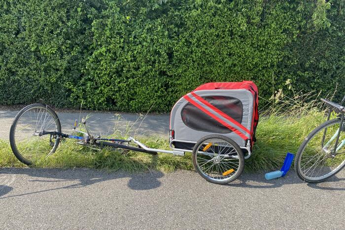 Fietser gewond na val met fiets