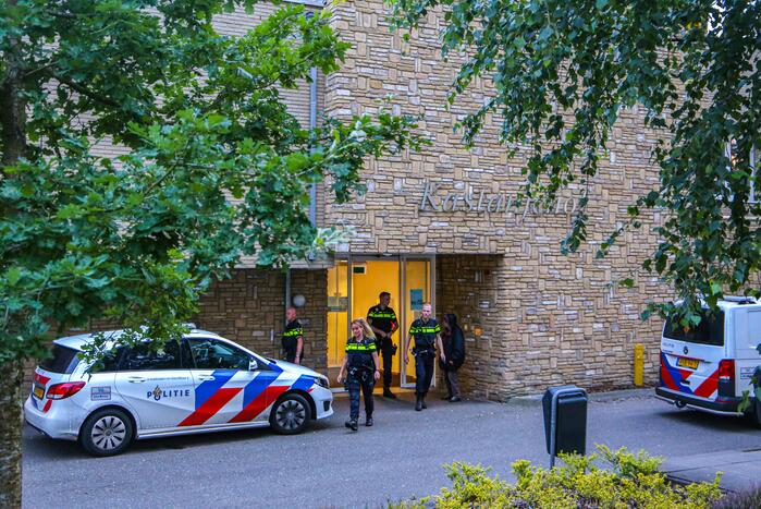 Persoon aangehouden in bosgebied