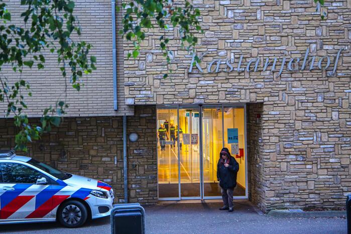 Persoon aangehouden in bosgebied