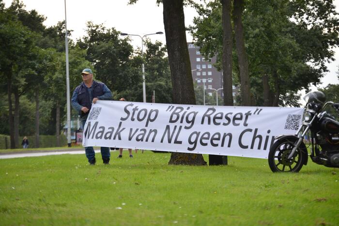 Protest tegen 'Big Reset'