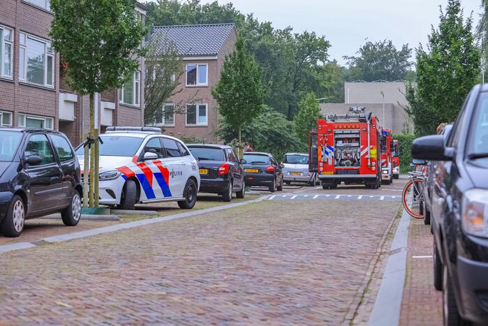 Huisdieren gered bij flinke brand in flatgebouw