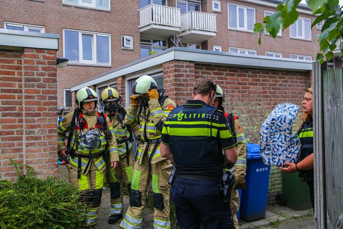 Huisdieren gered bij flinke brand in flatgebouw
