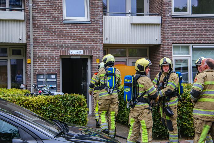 Huisdieren gered bij flinke brand in flatgebouw
