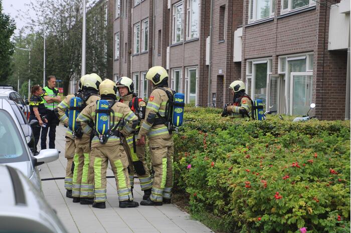 Huisdieren gered bij flinke brand in flatgebouw