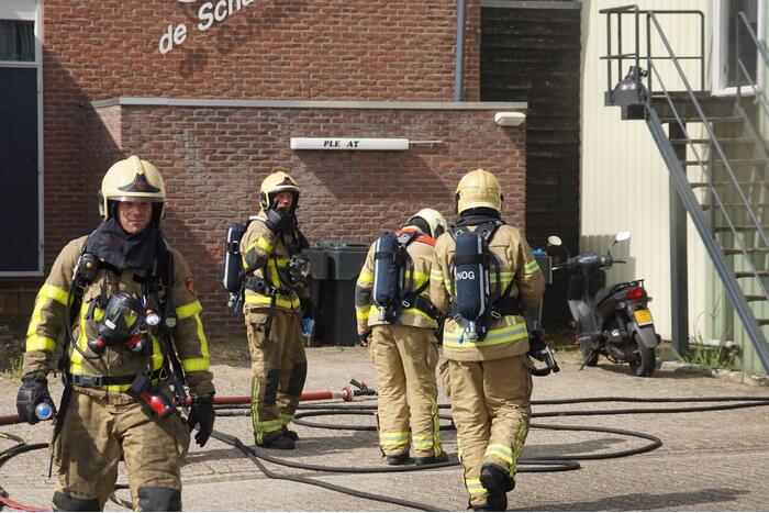 Brand bij installatiebedrijf