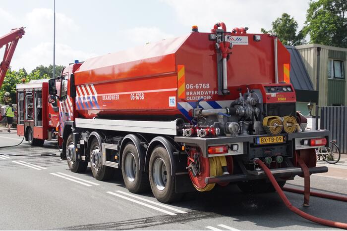 Brand bij installatiebedrijf