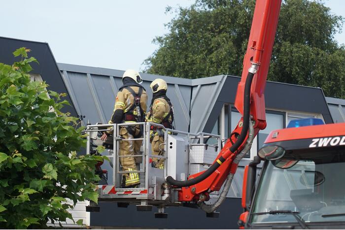 Brand bij installatiebedrijf