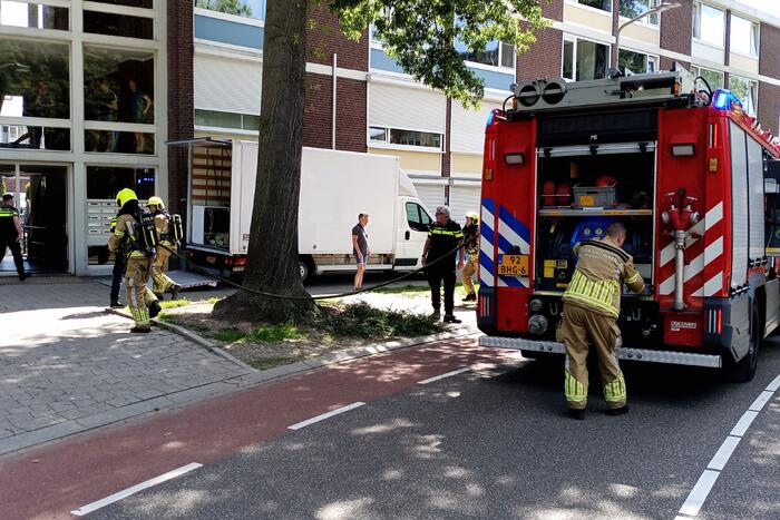 Rookontwikkeling bij brand in woning