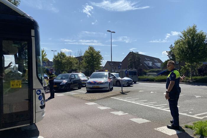 Overstekende fietser aangereden op fietspad