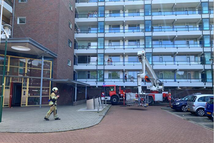 Kinderen krijgen traumabeer na brand in flatwoning