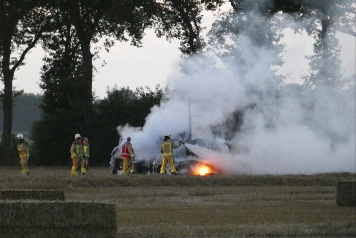 Verreiker verwoest door brand