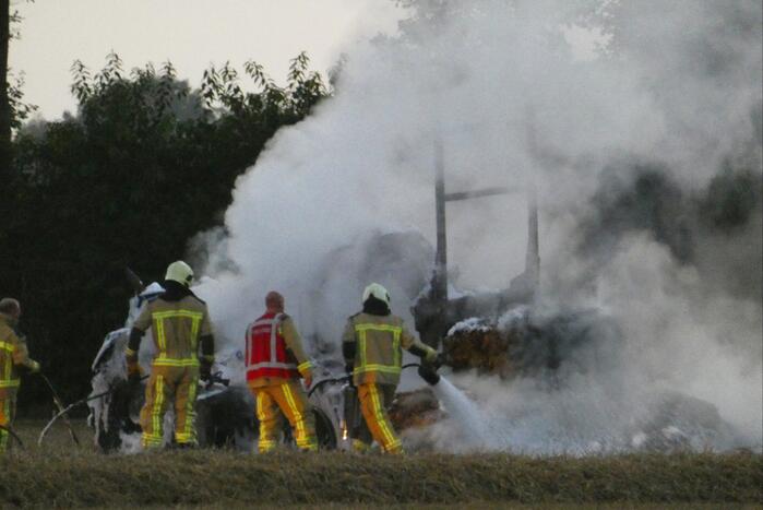 Verreiker verwoest door brand