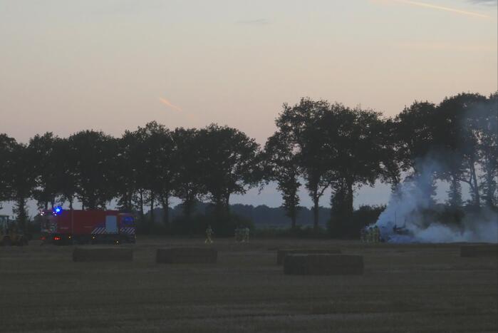 Verreiker verwoest door brand