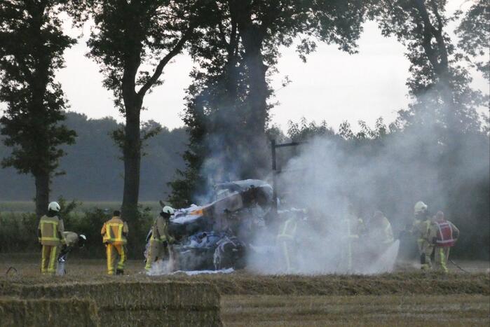 Verreiker verwoest door brand