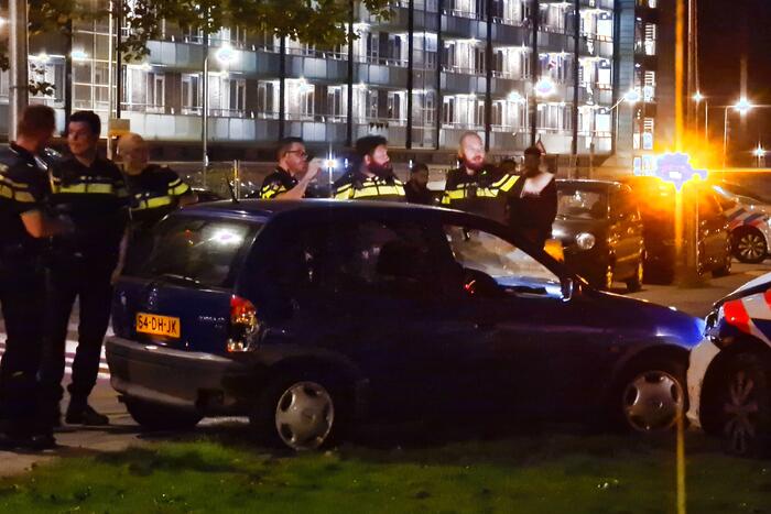 Politie deelt tik uit tijdens achtervolging