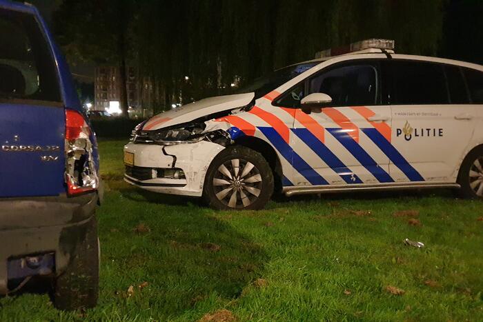 Politie deelt tik uit tijdens achtervolging