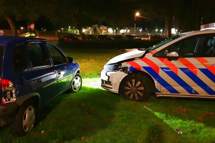 Politie deelt tik uit tijdens achtervolging