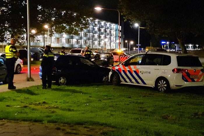 Politie deelt tik uit tijdens achtervolging