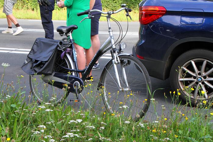 Fietser gewond door ongeval met personenauto