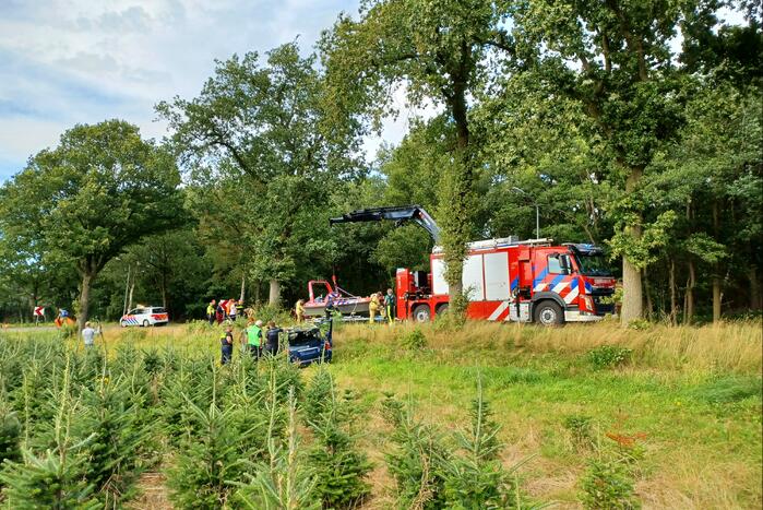 Auto te water en inzittende spoorloos