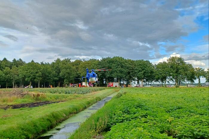Auto te water en inzittende spoorloos