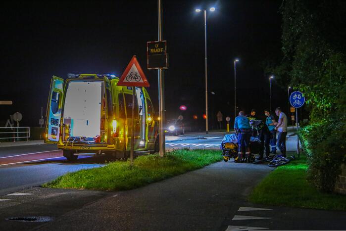 Mountainbiker gewond door ongeval