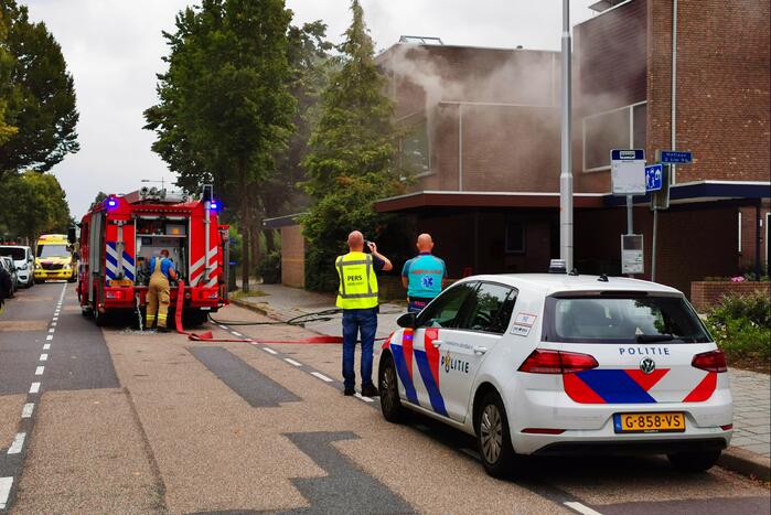 Flinke rookontwikkeling bij woningbrand