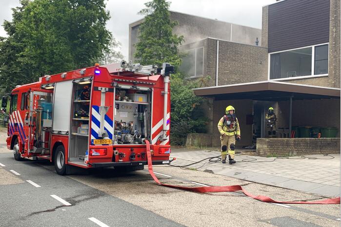 Flinke rookontwikkeling bij woningbrand