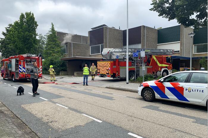 Flinke rookontwikkeling bij woningbrand