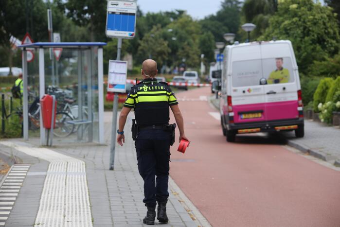 Gasleiding geraakt bij plaatsen ondergrondse glasbak