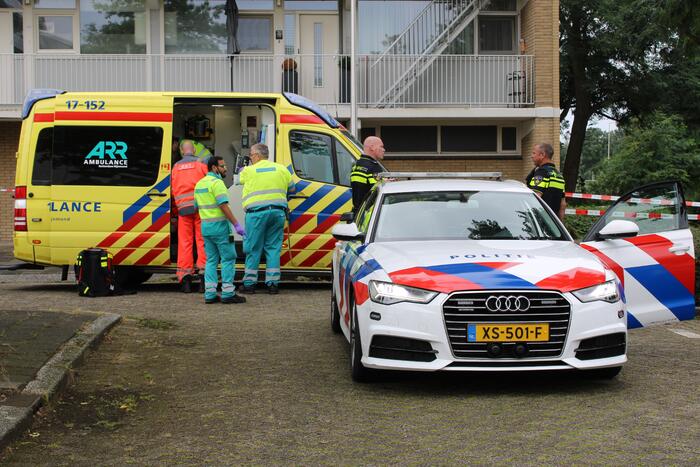 Traumahelikopter landt voor incident