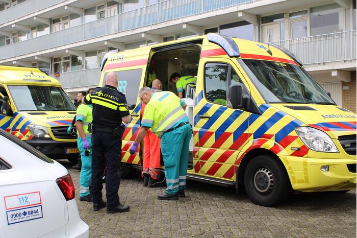 Traumahelikopter landt voor incident
