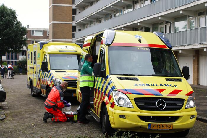 Traumahelikopter landt voor incident